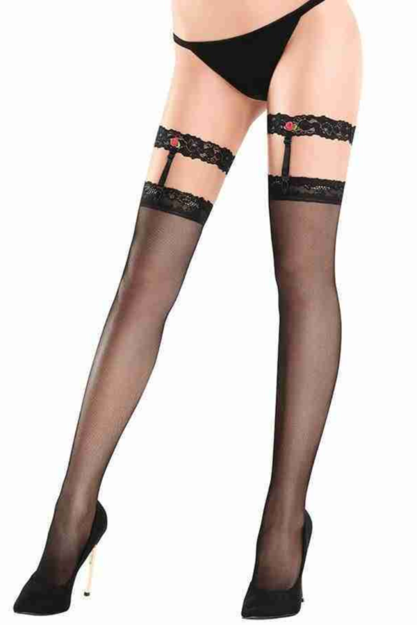 Medias Garter Rosa