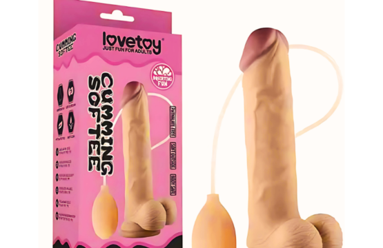 Dildo Eyaculador 9'' Soft Ejaculation