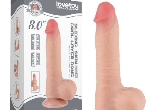 Dildo Tipo Piel 8"