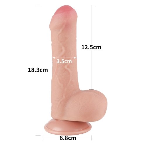 tipo piel 7 1 Dildo Tipo Piel 7"
