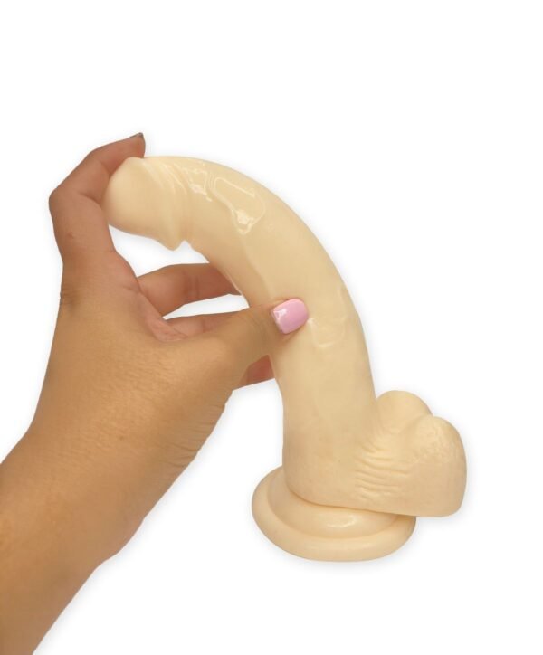 Dildo en gel color piel