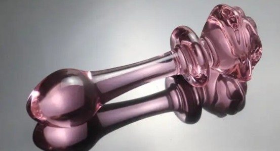 Plug Anal Vidrio De Flor