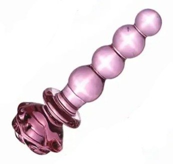 Plug Anal De Vidrio Con Nodulos