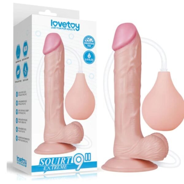 Dildo Eyaculador Squirt Extreme Flesh 9”