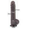 Dildo Tipo Piel Chocolate 9.5´´