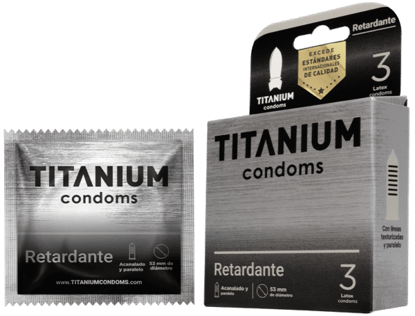 Condones Titanium x3 Cajas