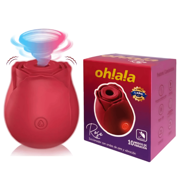 vibrador succionador rose oh lala