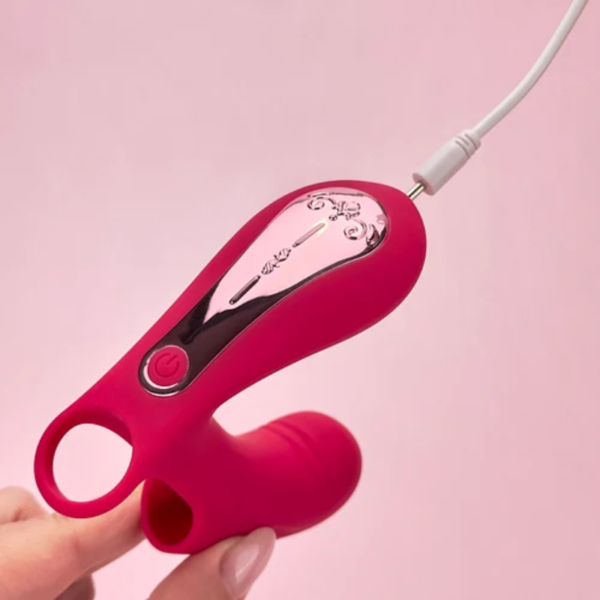 Dedo Masturbador con Rosa