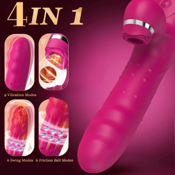 Vibrador Tentación con Rotación